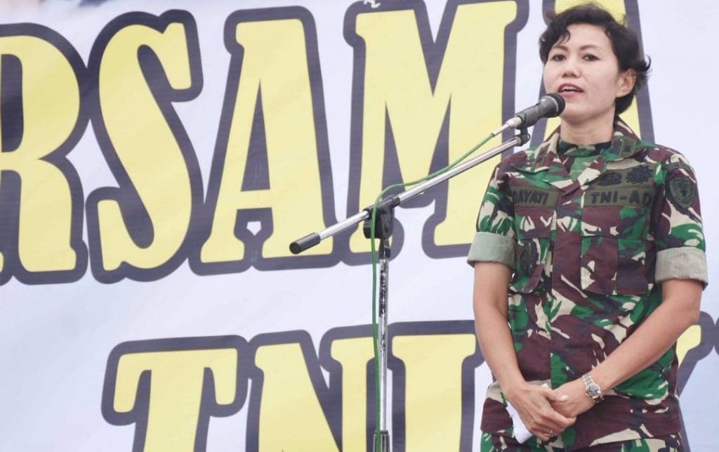 Letkol CZI Hidayati jadi Dandim Perempuan Pertama di Indonesia