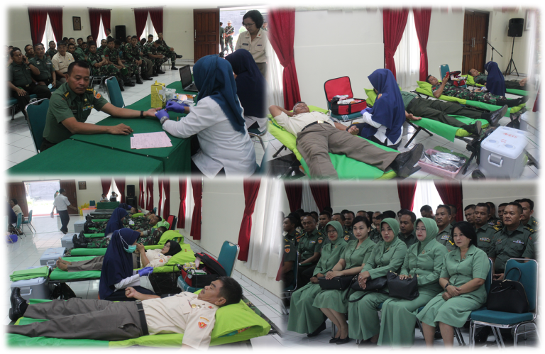Donor Darah Dalam Rangka Hari Ulang Tahun Zeni Angkatan Darat Ke – 71