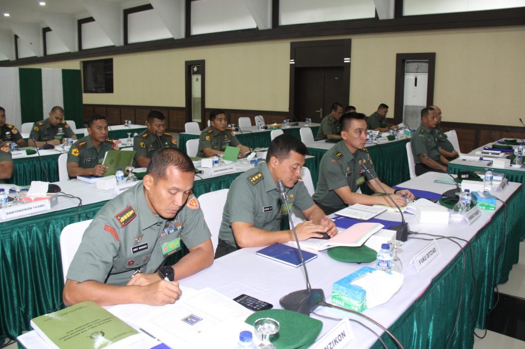 RAPAT KERJA TEKNIS PROGRAM KERJA DAN ANGGARAN DIREKTORAT ZENI ANGKATAN DARAT 2018