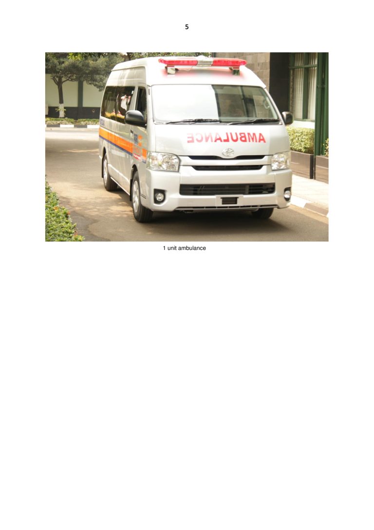 Bantuan Mobil Ambulance dari BRI