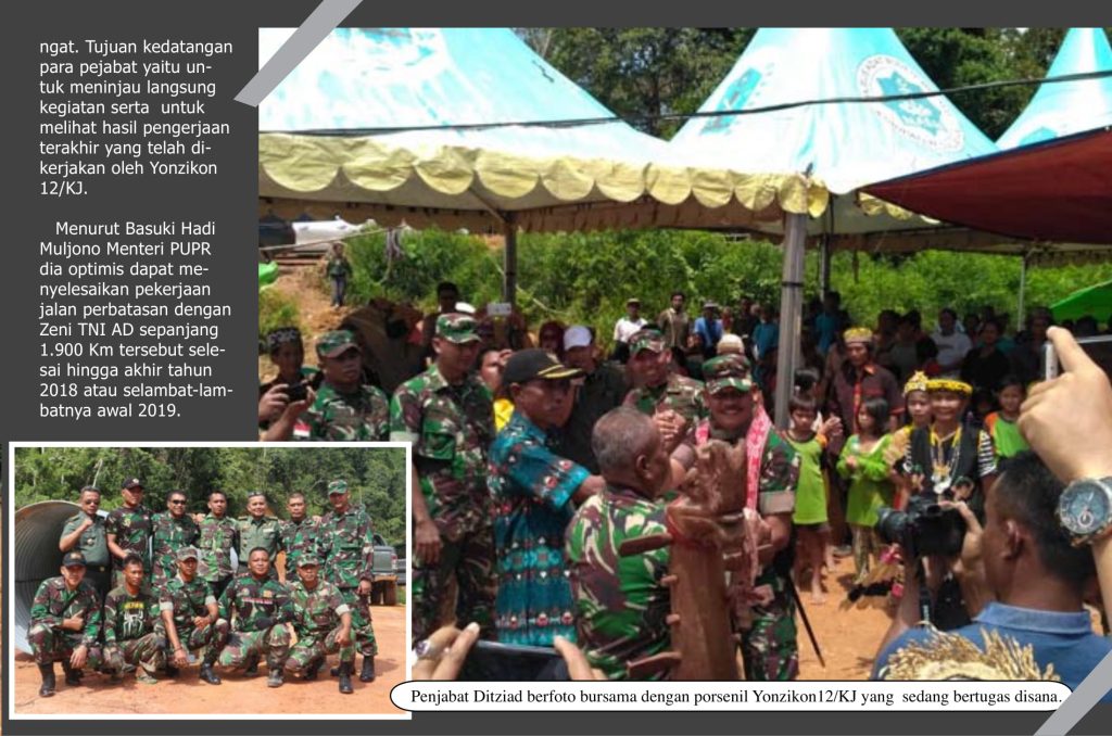 Semangat Juang Prajurit Laba-laba Hitam Yonzikon 12/KJ dalam Satgas PJPPK