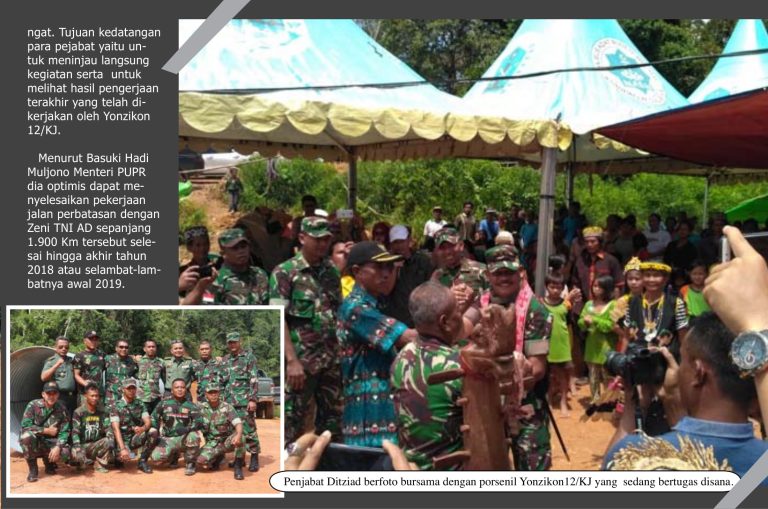 Semangat Juang Prajurit Laba-laba Hitam Yonzikon 12/KJ dalam Satgas PJPPK