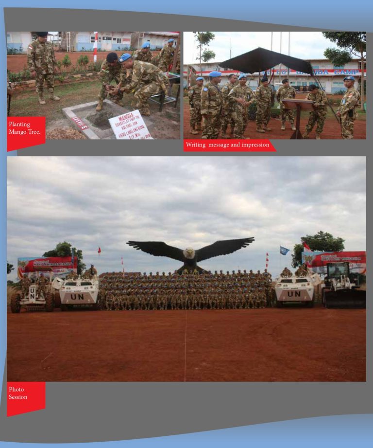 TNI Engineering Garuda Contingent XXXVII-E Minusca