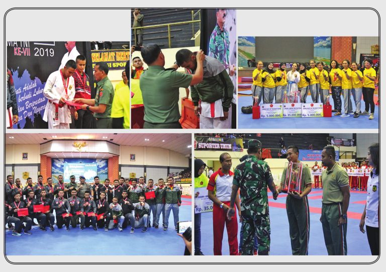 KONTINGEN TNI AD JUARA I KARATE PIALA PANGLIMA TNI 2019