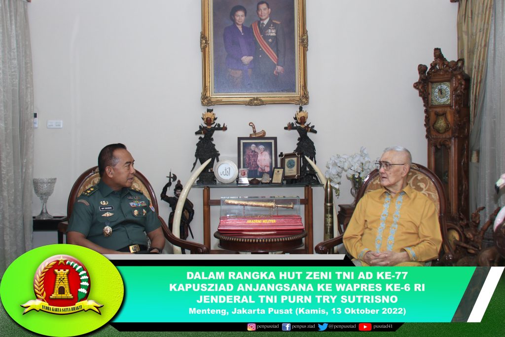 SAMBUT HUT ZENI TNI AD KE-77 KAPUSZIAD SILATURAHMI KE SESEPUH ZENI TNI AD
