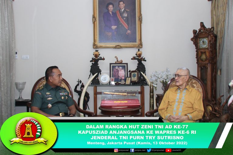 SAMBUT HUT ZENI TNI AD KE-77 KAPUSZIAD SILATURAHMI KE SESEPUH ZENI TNI AD